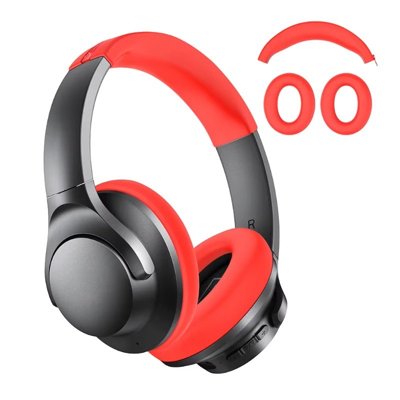 Dành Cho Anker Soundcore Q20i 2in1 Vỏ Mềm Silicon Thời Trang Cho Anker Soundcore Life Q20i Bảo Vệ To