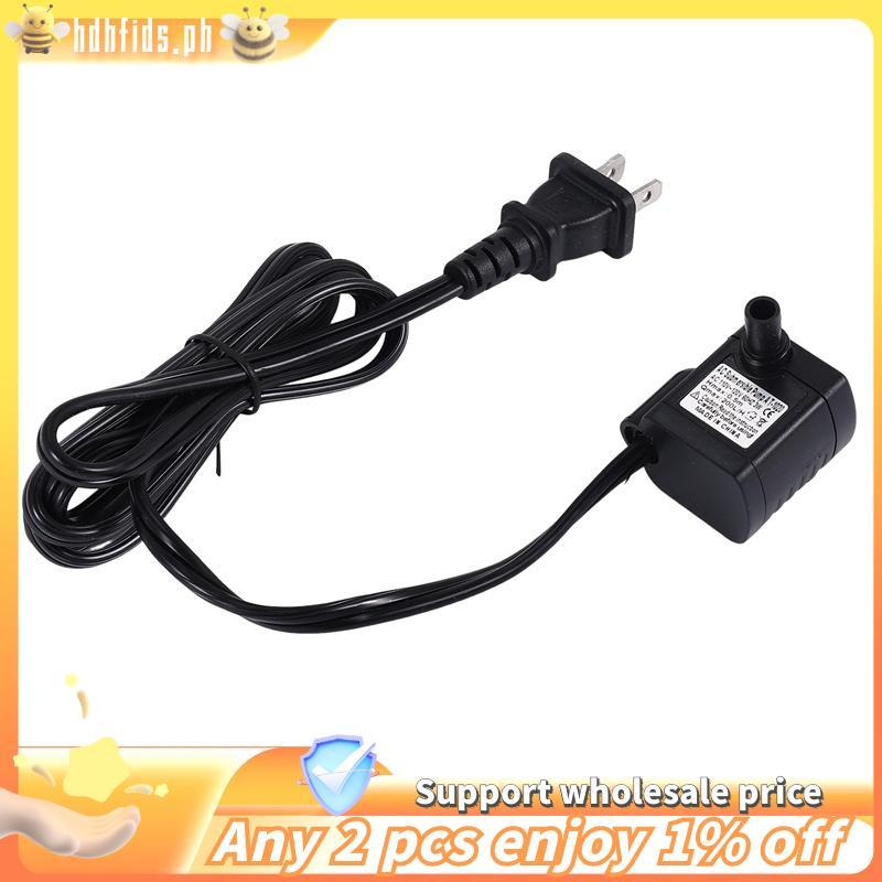 -Mini AC 110V 3W Máy bơm nước chìm Bể cá Đài phun nước Máy bơm nước ao US Plug 110v