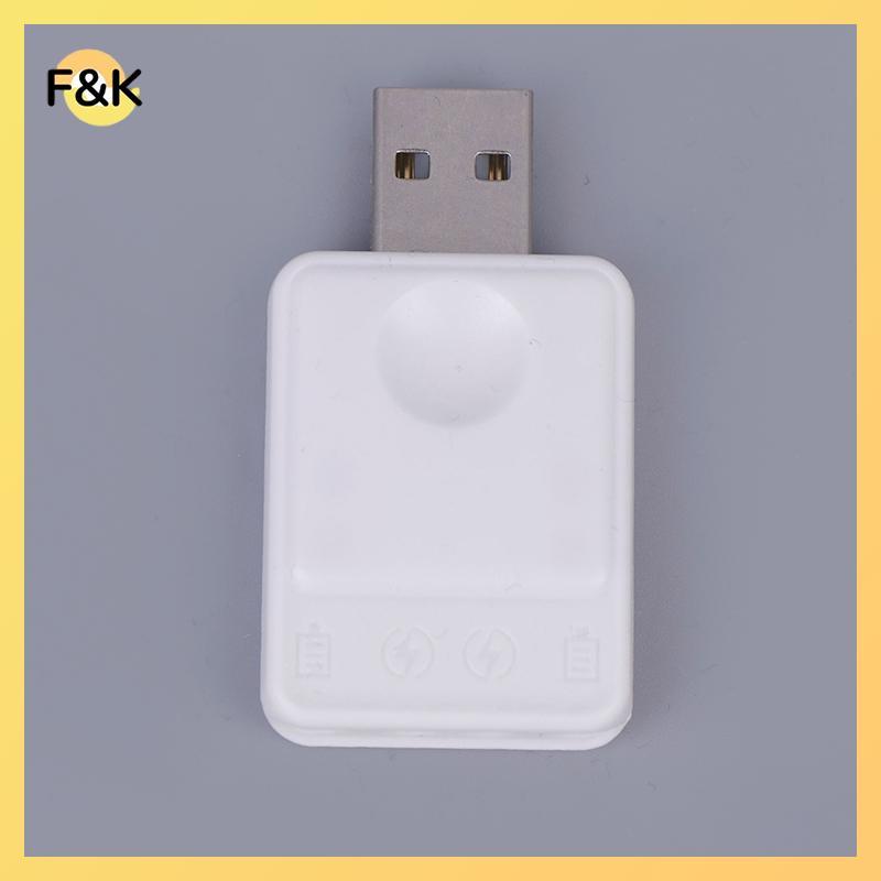 F&K CR425 bộ sạc pin phao câu cá điện, sạc lại CR425, sạc USB 2 cổng cho phao LED