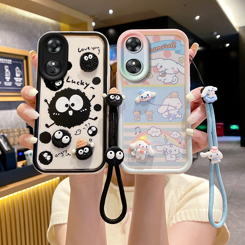 ốp lưng oppo a58 a78 Ốp điện thoại búp bê 3D dễ thương cho ốp lưng oppo a58 oppo a78