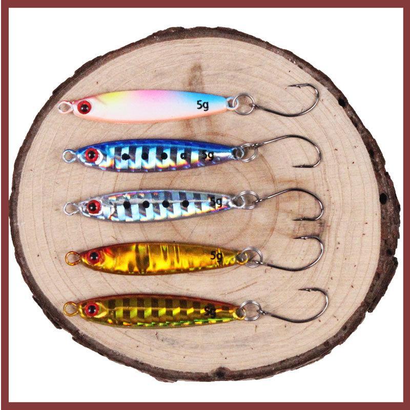 [DT] Micro Metal Jig 5g Shore Đúc Jigging Mồi Câu Cá Mồi Nhân Tạo [TH]
