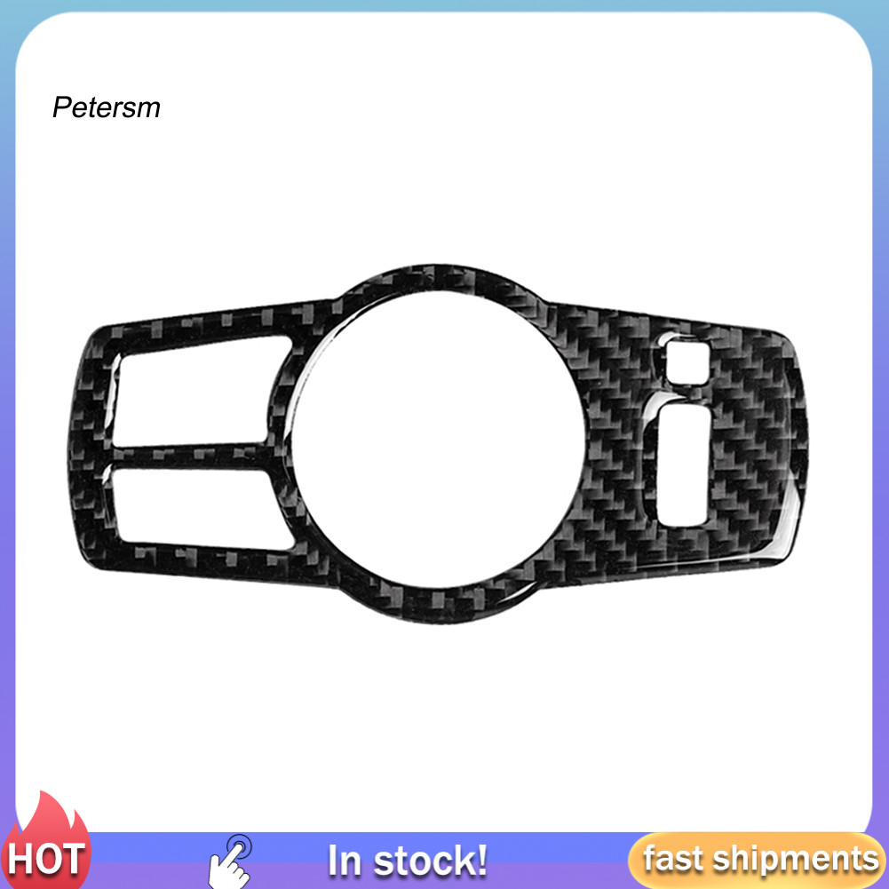 PP Nội Thất Đèn Pha Nút Công Tắc Bao Dán Cho Xe BMW F10 F07 F01 F25 F26