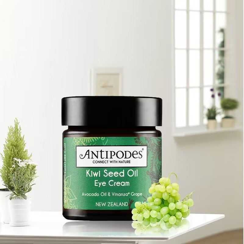 Antipodes Kiwi Fruit Cream Kiwi Fruit Eye Cream Dưỡng ẩm lâu trôi Làm trắng tự nhiên Pha loãng Vòng 