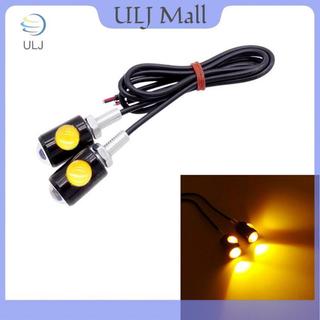 ULJ Sáng Tạo Đèn Tín Hiệu Xe Máy Biển Số Bóng Đèn LED Hình Mắt Báo Rẽ Siêu Sáng Lắp Đặt Dễ Dàng.