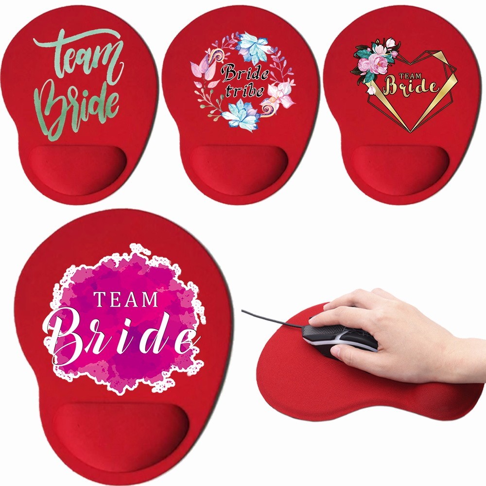 New red mouse pad  computer gaming wrist rest mouse pad  desktop keyboard mouse pad  multiple styles