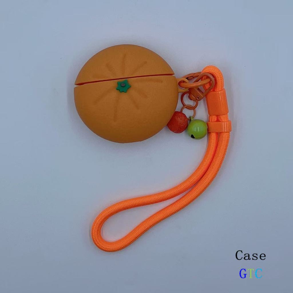 GTC Dành Cho GOOJODOQ J201 J206 J228 J229 Vỏ Tai Nghe & Dây Buộc Họa Tiết Cam Sáng Tạo