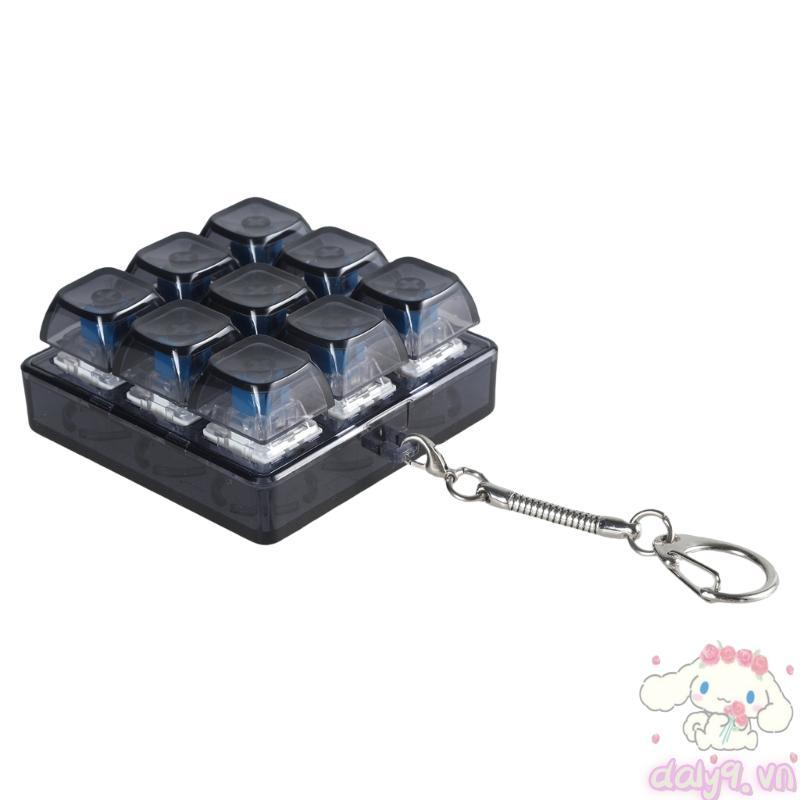 Dal 9Key XDA Profile Mờ Keycap Tester Công tắc Móc khóa Máy kiểm tra Công tắc chìa khóa không ánh sá
