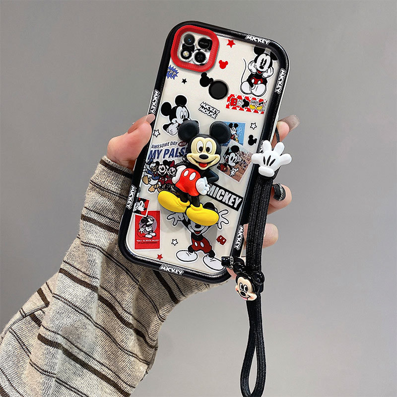 Kuromi Thích Hợp Cho Xiaomi PocoC31 Ốp Lưng Điện Thoại Mickey Nam Nữ p0c0c31 Tinkerbell Hoạt Hình Xi