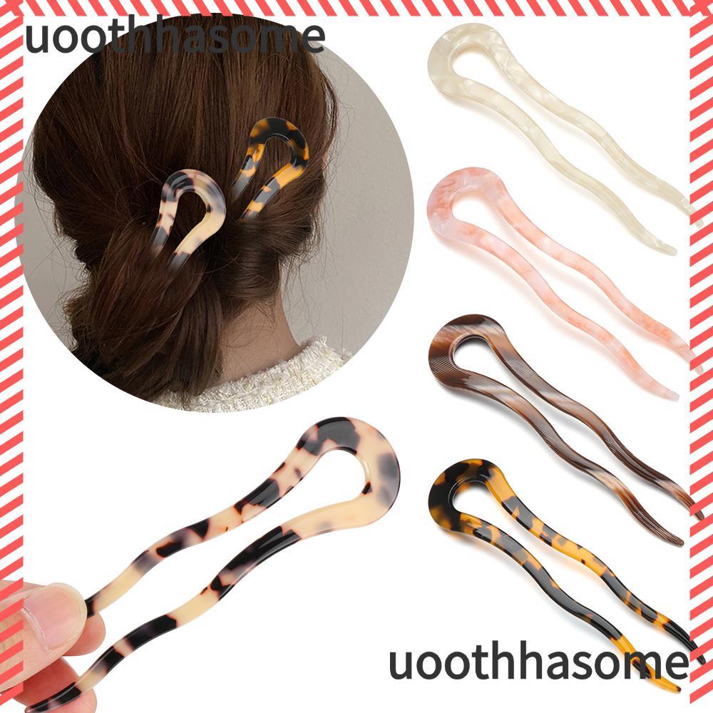UOOTHASHASOME Kẹp Tóc Acetate Nữ Cô Gái Kẹp Tóc Thanh Lịch