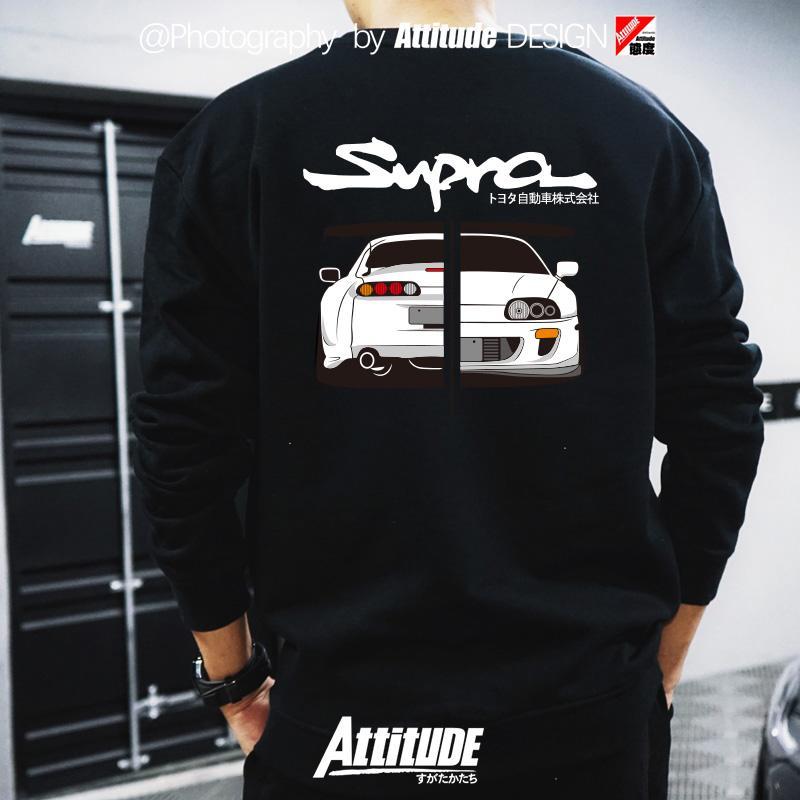 Toyota Supra Bull Demon King - Áo Chui Đầu Hình Turbo Đôi cho Nam, Phù Hợp 2JZ và B58