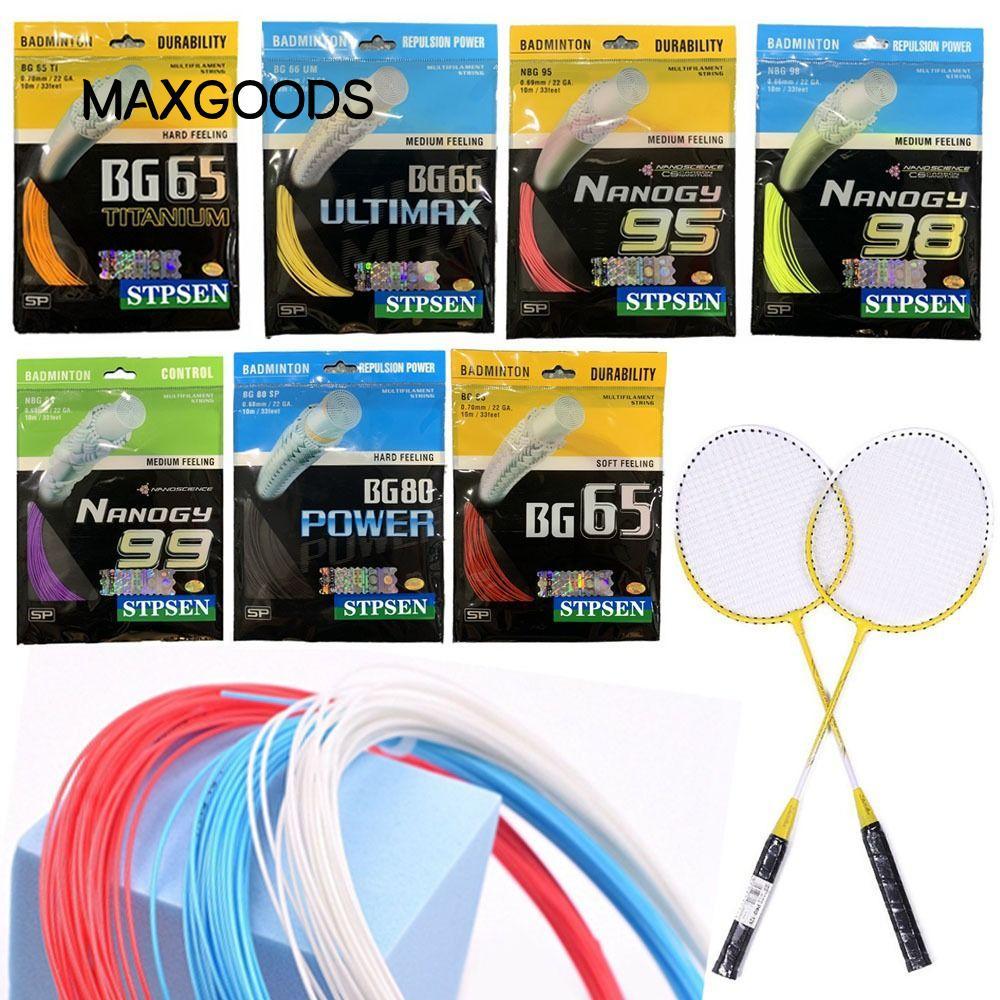 Dây vợt cầu lông MAXGOODS màu ngẫu nhiên, đường kính 0,7mm - Model BG65/BG65Ti/BG80 power