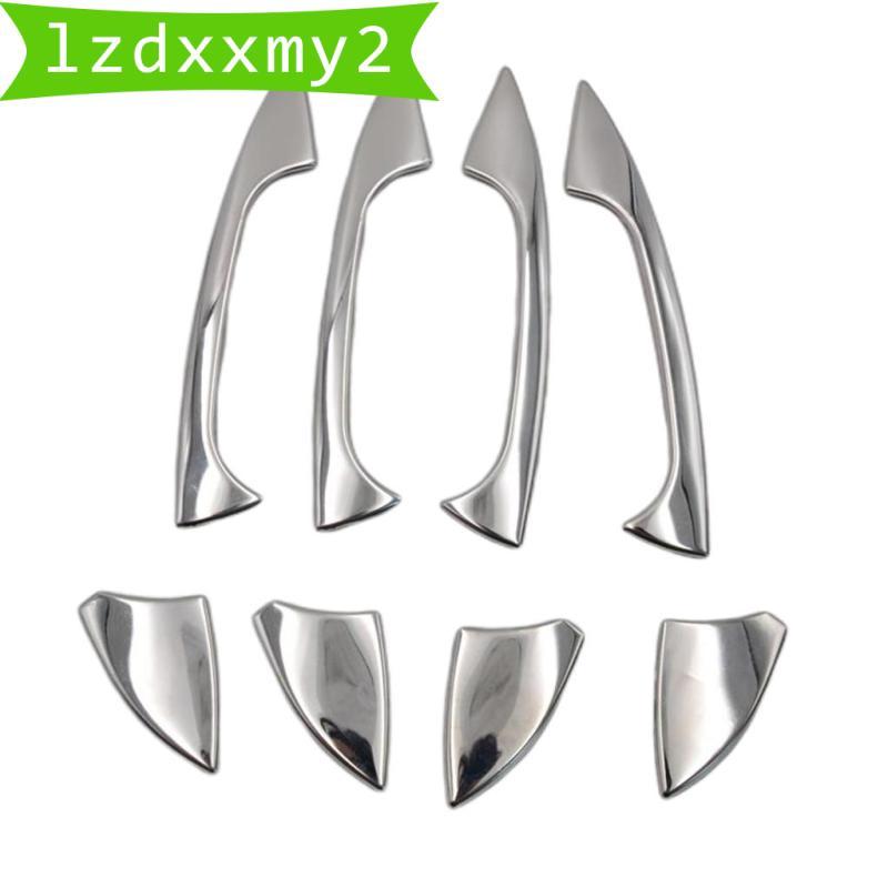 Gói 8 Nắp Tay Nắm Cửa Chrome Viền Cho B / C / E / GLK / ML / CLA W204 X204