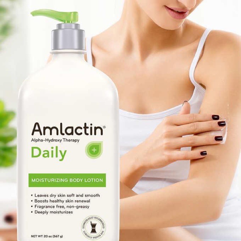 KEM DƯỠNG ẨM AMLACTIN DAILY MOISTURIZING BODY LOTION CHAI 225GR - HÀNG CHUẨN XỊN | BigBuy360 - bigbuy360.vn
