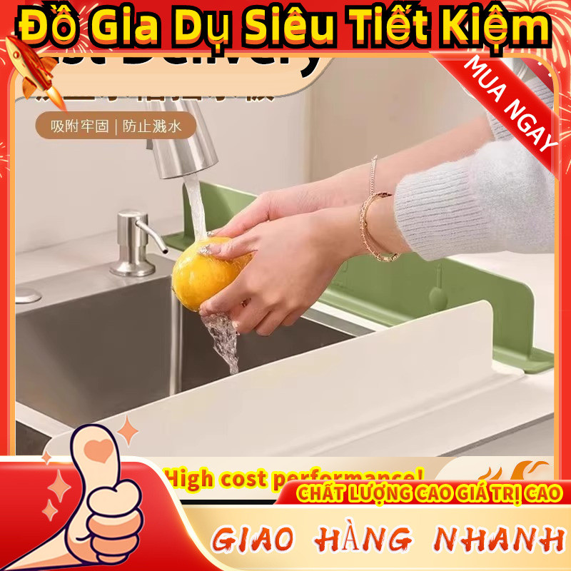 Bồn rửa Splash Guard Bồn rửa chén Bồn rửa chén Chậu rửa Splash Guard Silicone Rào chắn nước Chống mư