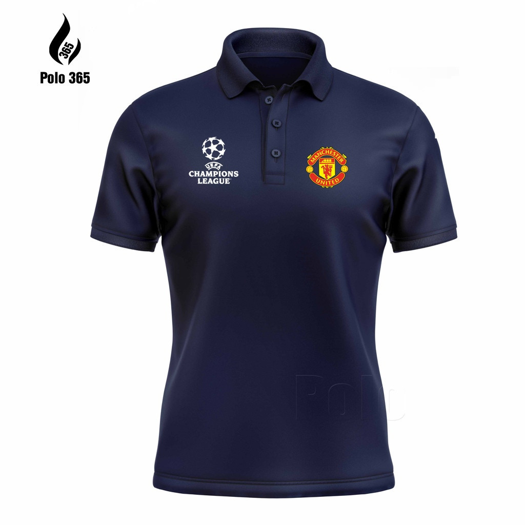 Còn Hàng Áo Polo Nam Thời Trang Manchester United Câu Lạc Bộ Bóng Đá Áo Polo Mùa Hè Thoáng Mát Vải N