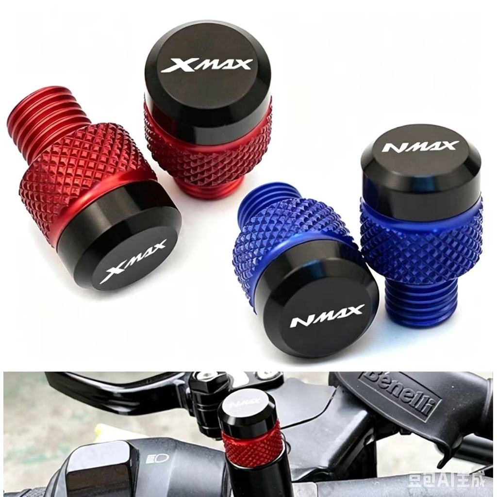 Thích hợp cho Yamaha XMAX 300 400 NMAX 155 125 xmax300 nmax155 Phụ kiện xe máy CNC M10 * 1.25 Gương 