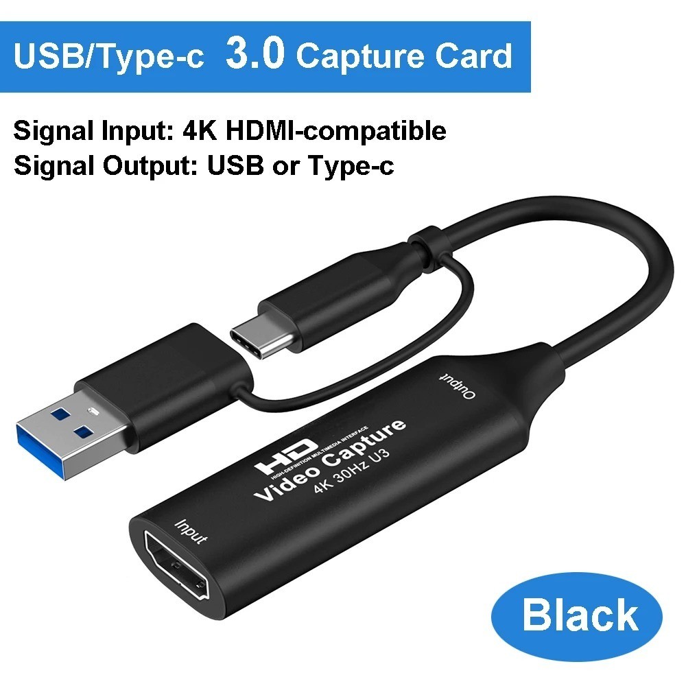 Đầu chuyển đổi ghi hình HDMI sang USB Video Capture Hội Họp Máy Ảnh Máy Quay Xbox PS Đầu DVD Live St