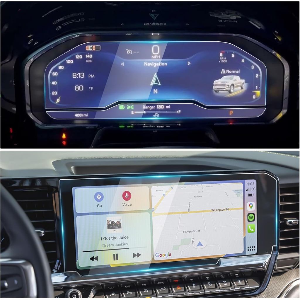 3 Gói Bảo Vệ Màn Hình Cho Silverado 2022 2023 2024 2025 2026 Chevy Silverado Phụ Kiện Bảo Vệ Màn Hìn