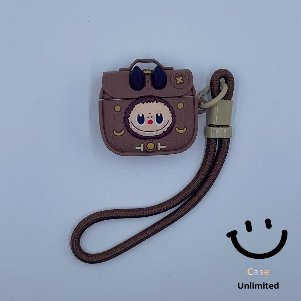 Dành Cho GOOJODOQ J201 J206 J228 J229 Case Ốp Tai Nghe hộp đựng tai Vỏ Tai Nghe & Dây Buộc Họa Tiết 