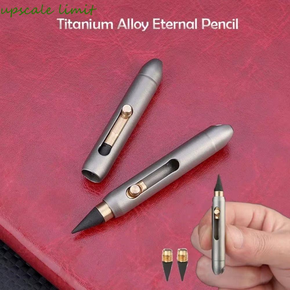UPSCALE LIMIT Di Động Khẩn Cấp Bút, Hợp Kim Titan Chống Rỉ Sét Mini Eternal Pen, Trọng Lượng Nhẹ Sán