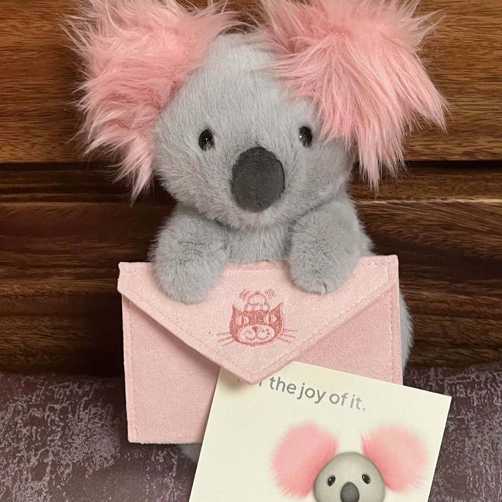 Jellycat Valentine's Day Envelope Koala New Products in Stock Popular Popular Dolls Plush Dolls Cute