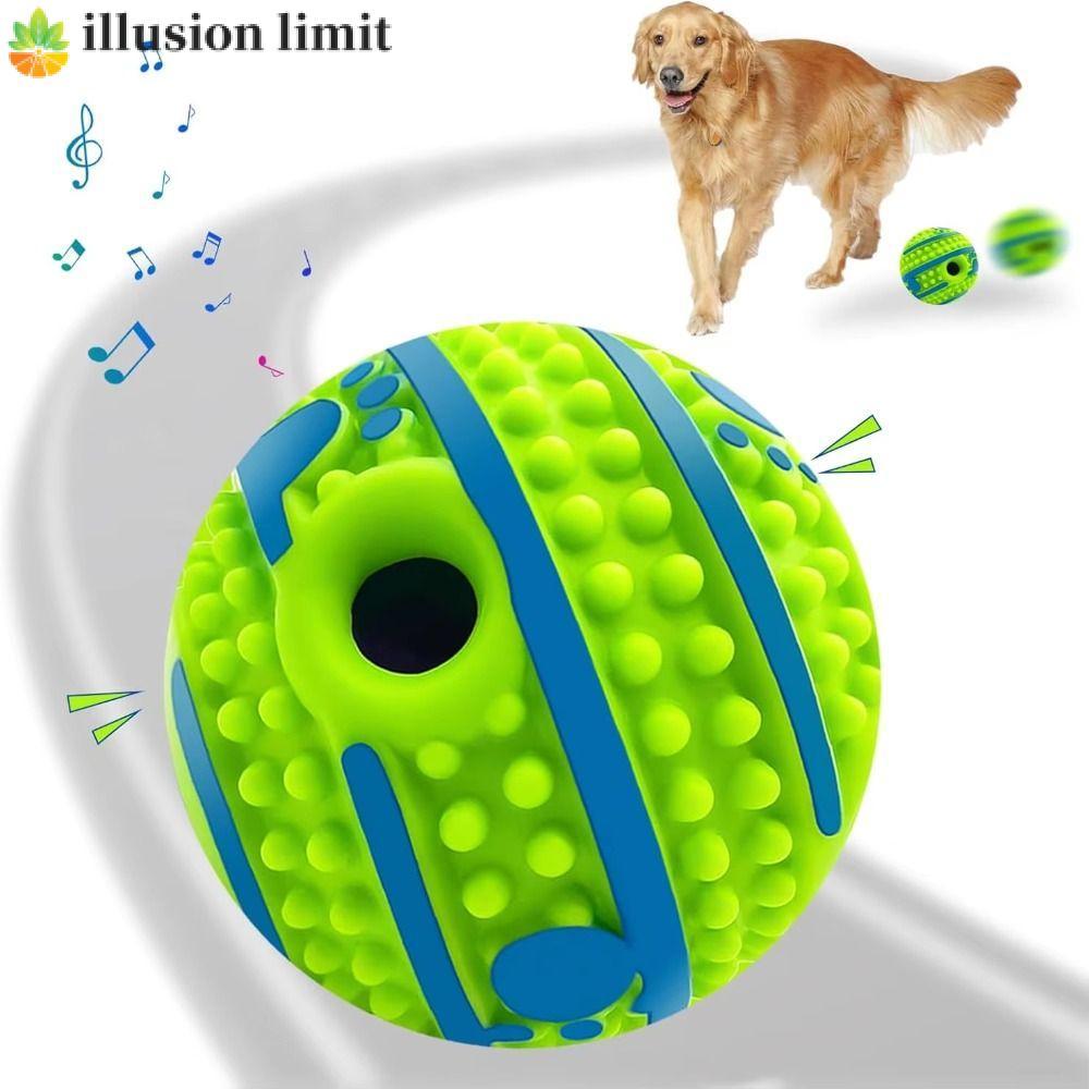 ILLUSION LIMIT Giggle Ball với âm thanh giải trí Kích thích tinh thần Huấn luyện IQ cho chó