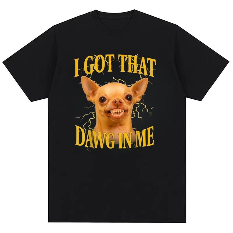 Áo thun Cotton nam in hình Boutique Puppy có sẵn