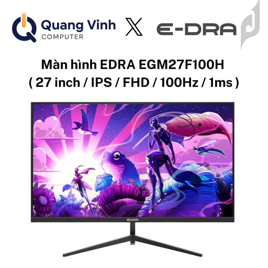 Màn hình EDRA EGM27F100H ( 27 inch / IPS / FHD / 100Hz / 1ms ) - Hàng chính hãng - Bảo hành 24 tháng