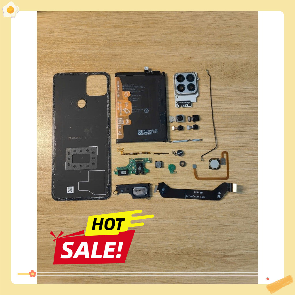 Bộ combo linh kiện NZONE S7 5G - SP100 – pin, cáp nguon, camera, loa, vân tay, cụm sạc, cáp sub, nắp