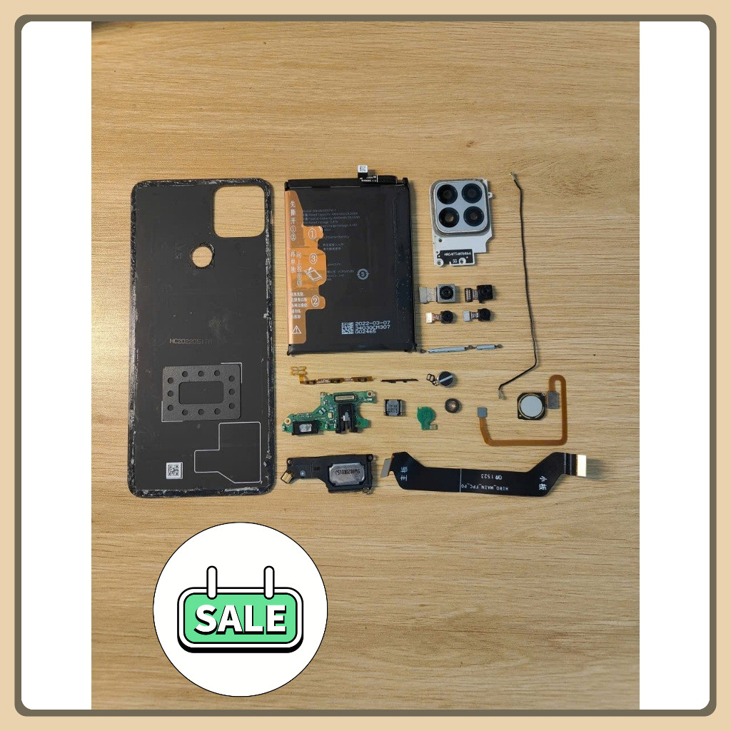NZONE S7 5G - SP100 full linh kiện zin hãng – pin, loa, camera, cáp volume, dây sóng, nắp lưng, cụm 