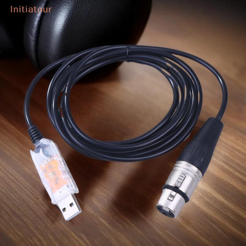 [Initiatour] Bộ chuyển đổi giao diện USB sang DMX QLC DMX512puter Bộ điều khiển chiếu sáng sân khấu 
