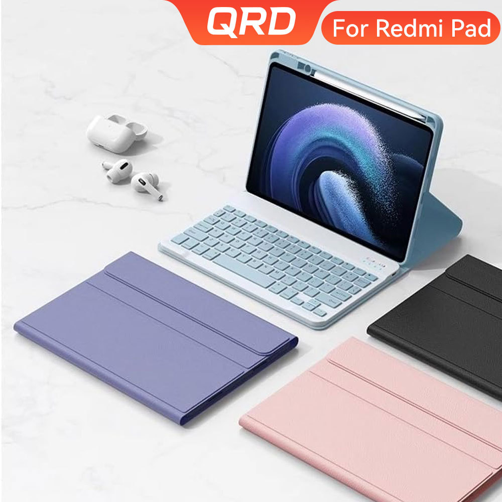 Ốp Lưng Có Bàn Phím Cho xiaomi Redmi Pad 2 9.7 2026 Redmi Pad 2024 SE 11inch Bàn Phím Bluetooth Không Dây Vỏ Chuột