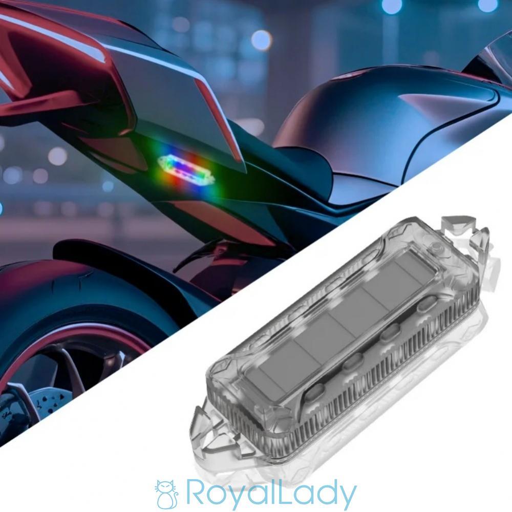 #ROYALLADY#Motorcycle Signal Lamp Automatic Charging Easy Installation Daylight Operation