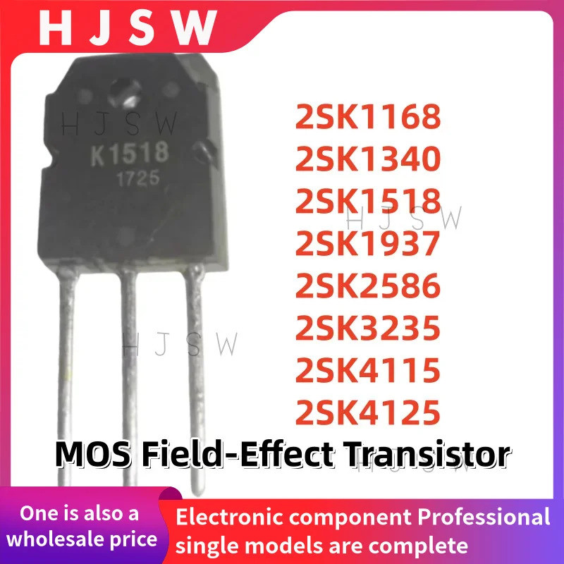 5 Chiếc 2SK1168 2SK1340 2SK1518 2SK1937 2SK2586 2SK3235 2SK4115 2SK4125 K1168 K1340 K1518 K1937 K258