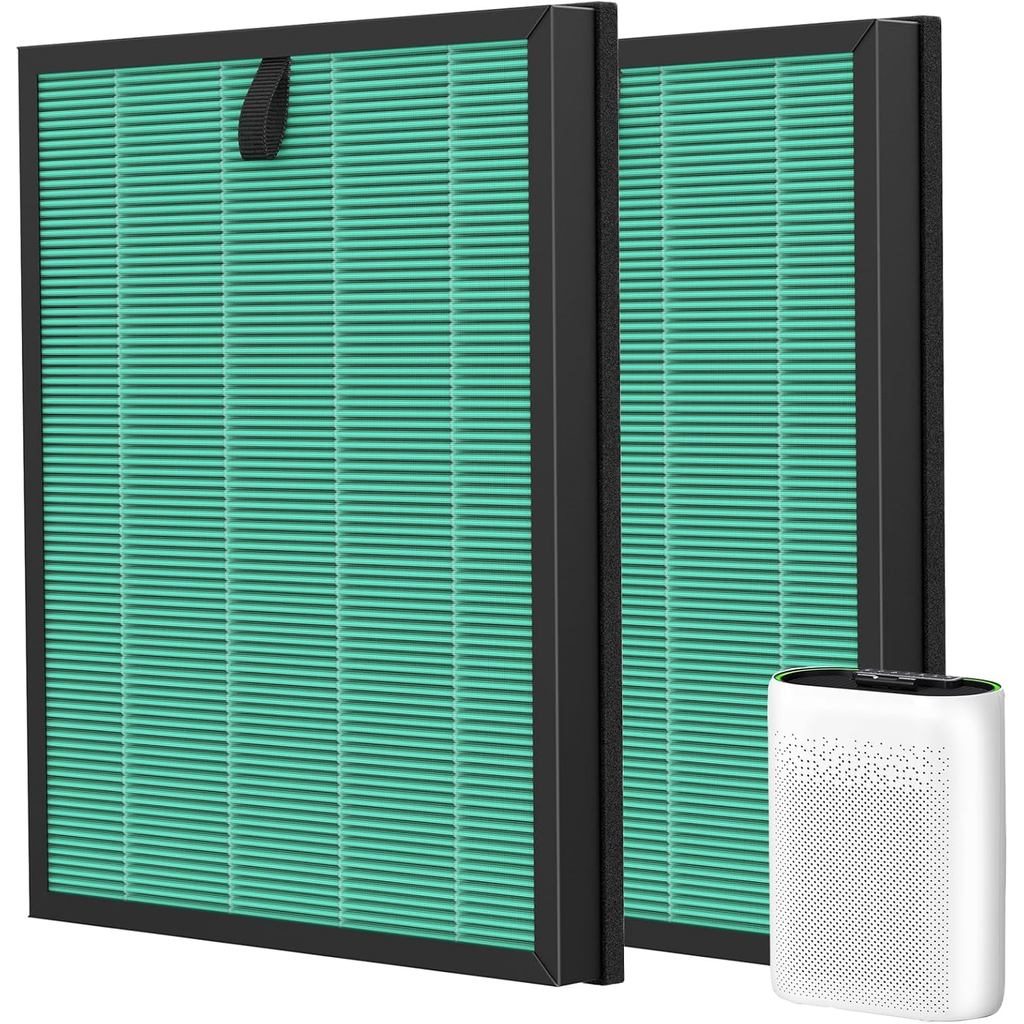 2 Gói Thay Thế Bộ Lọc Không Khí MK-D05 Cho Máy Lọc Không Khí A-EVE MK-D05, Bộ Lọc HEPA 4 Trong 1 - P