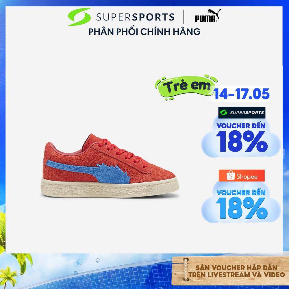 Giày Thể Thao Trẻ Em Puma Suede One Piece Ps For All Time - Đỏ  - 39664901
