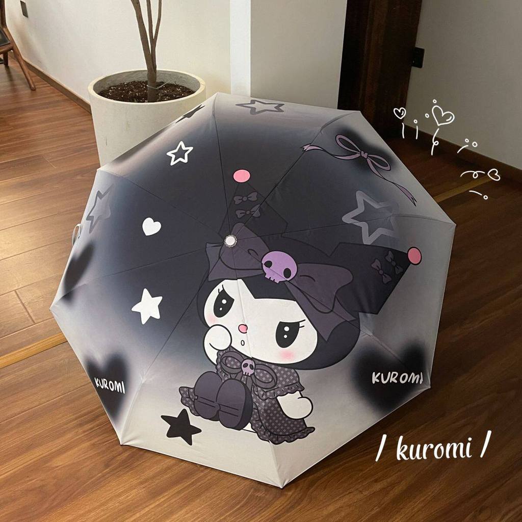 ô mini bỏ túi ô câu cá Ô che nắng đặc biệt cho trẻ em gấp anime Kulomi
