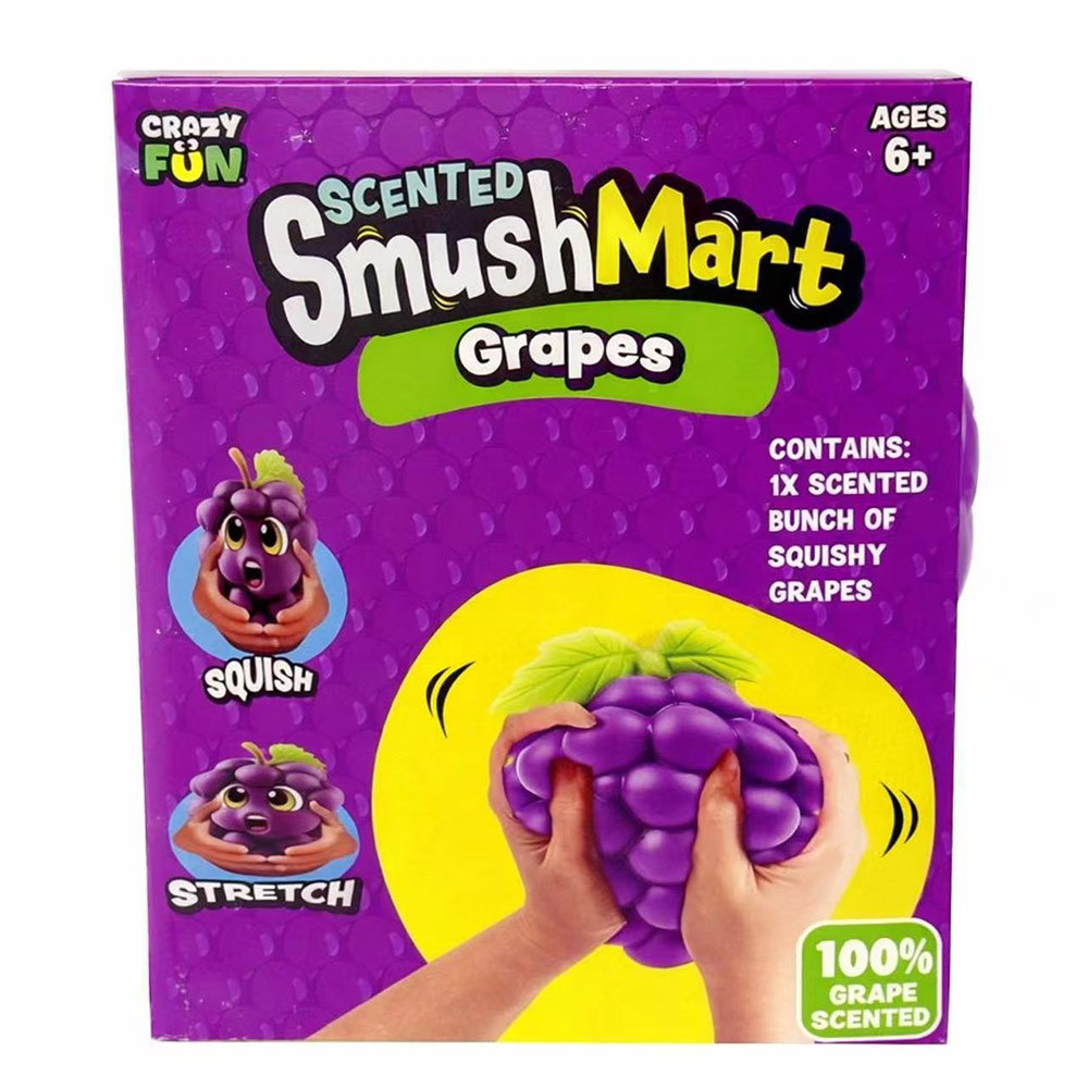 Grape Squeeze Toy Soft Funny Grape Sensory Fidget Toys