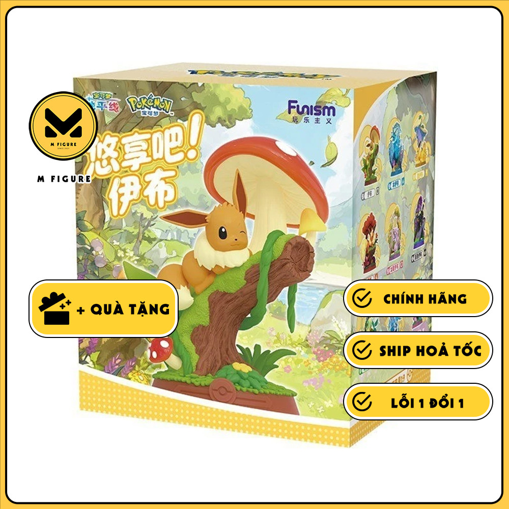 BLIND BOX MÔ HÌNH Pokémon - Eevee Adventure Series 3 (Funism) - MÔ HÌNH CHÍNH HÃNG