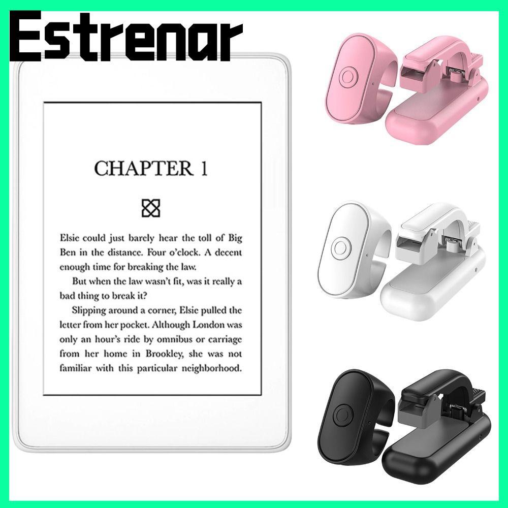 ESTRENAR E-book Page Turner, ABS Nhẹ Trang Turner Remote, Remote 2 Trong 1 Record Triggers cho Kindl