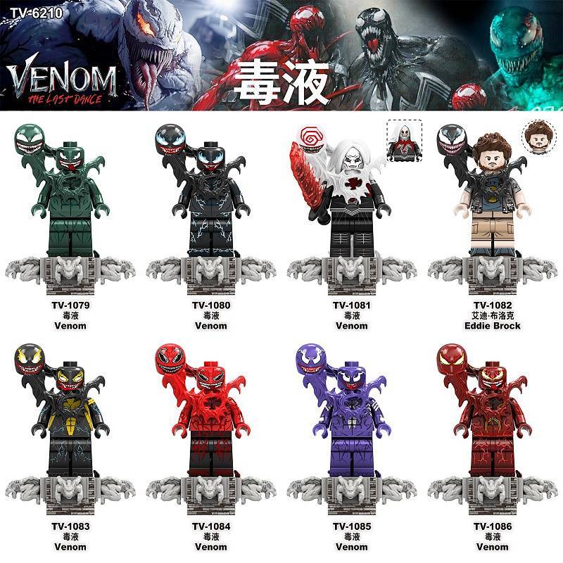 Venom Eddie Người Nhện Khối Xây Dựng Lắp Ráp Đồ Chơi Nọc Độc Eddie Người Nhện Khối Xây Dựng