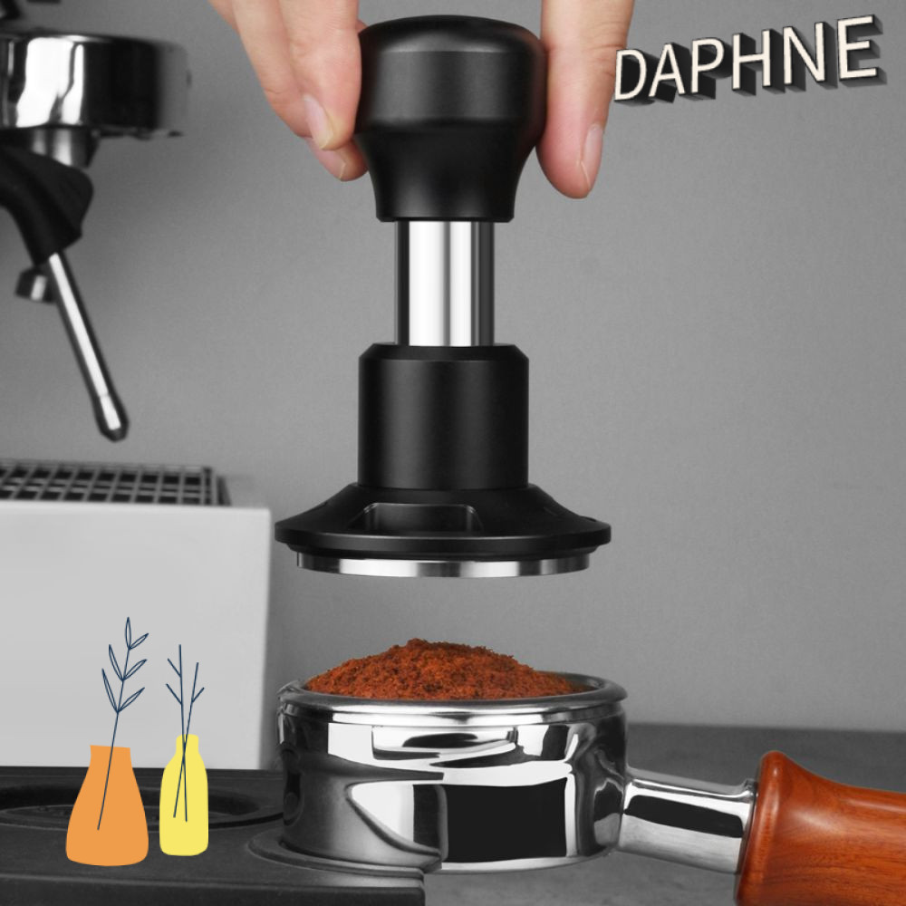DAPHS Espresso Tamper, Tamper cà phê nạp lò xo bằng thép không gỉ áp suất không đổi, 58,5mm 53mm 51m