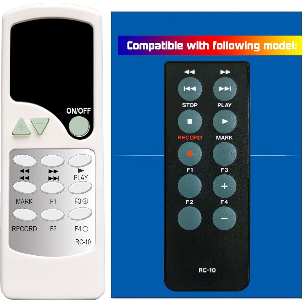 Điều Khiển Từ Xa Thay Thế Cho Tascam RC-10 Stereo Master Recorder DR-100MKII DR-100 DA-3000 SS-CDR25