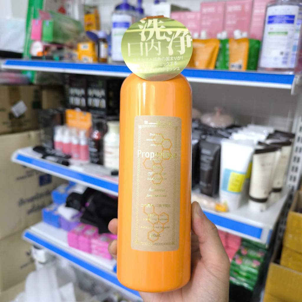 Nước Súc Miệng Trắng Răng Giúp Đánh Bay Mảng Bám Trên Răng Propolinse 600ml Nhật Bản - Jron Beauty