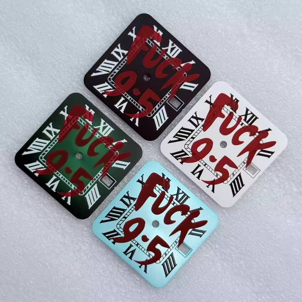 Mặt số NH35 La Mã vuông có đường kính mặt số lịch 27mm Đồng hồ cơ sửa đổi Phụ kiện đồng hồ NH35