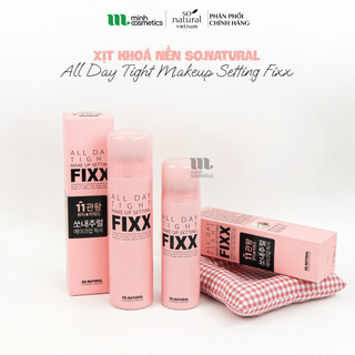 Xịt Khóa Nền So.Natural Makeup Setting Fixx 35mL / 75mL / 120mL
