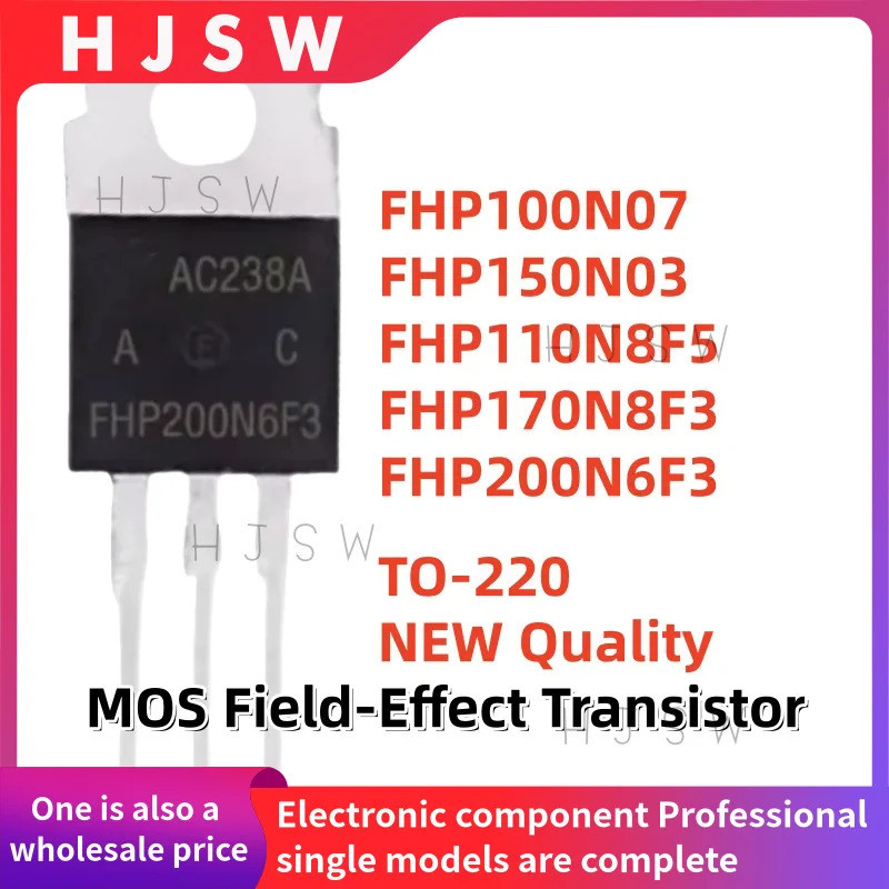 5 Chiếc FHP100N07 FHP150N03 FHP110N8F5 FHP170N8F3 FHP200N6F3 TO-220 MOS Bộ Chuyển Đổi Hiệu Quả Trườn