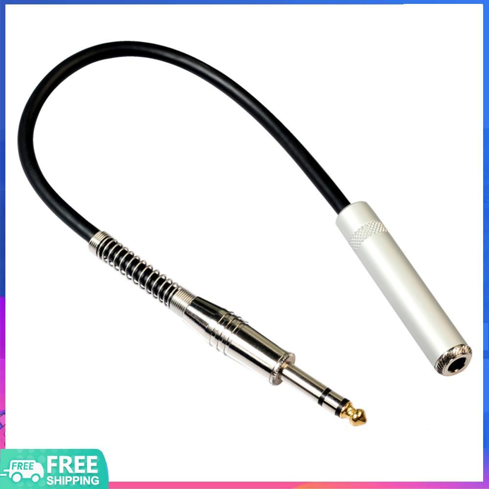 Chiếu sáng♨ 1ft / 0,3m 6,35mm Stereo Nam sang Nữ Cáp Đàn Guitar Amp Âm Thanh Mở Rộng