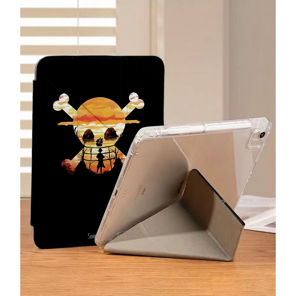 One Piece Ốp bảo vệ gập chữ Y cho iPad cho Air 4/5/6/7/8 M3 M4 A16, Pro 11 M4  Chống sốc ipad case