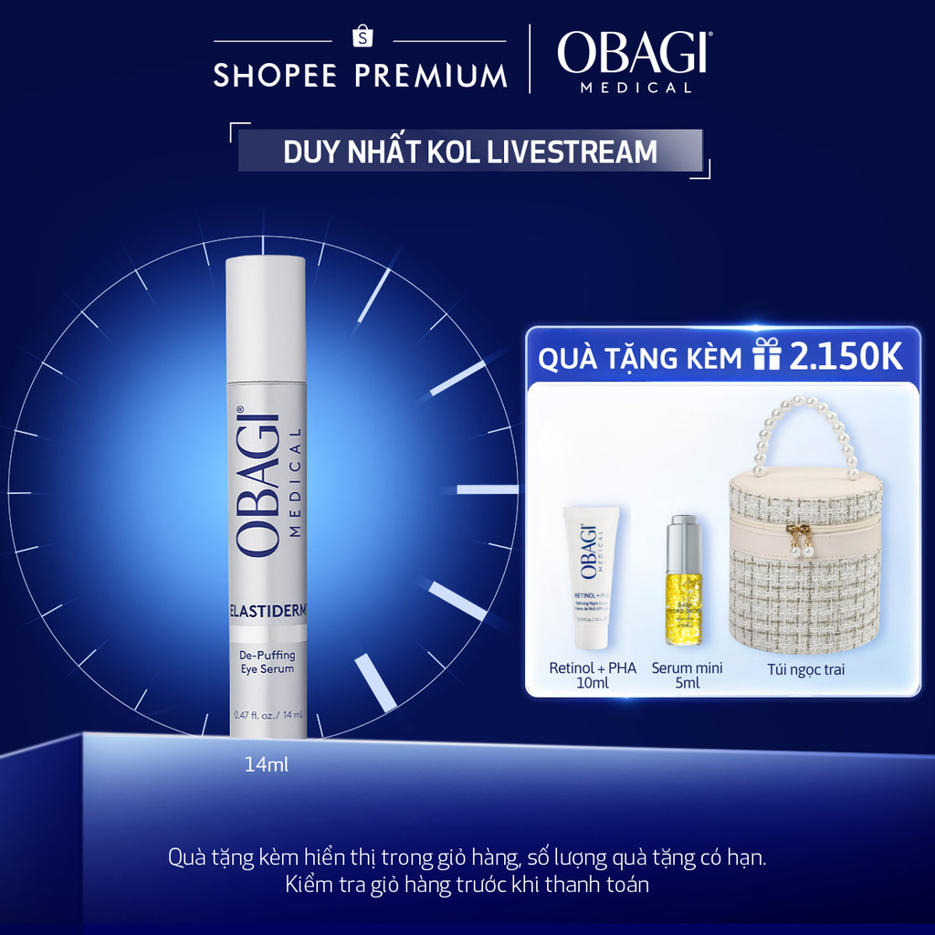 [Hannah x Obagi] Tinh Chất Dưỡng Da Vùng Mắt Obagi ELASTIDERM® Eye Complete Complex 14ml